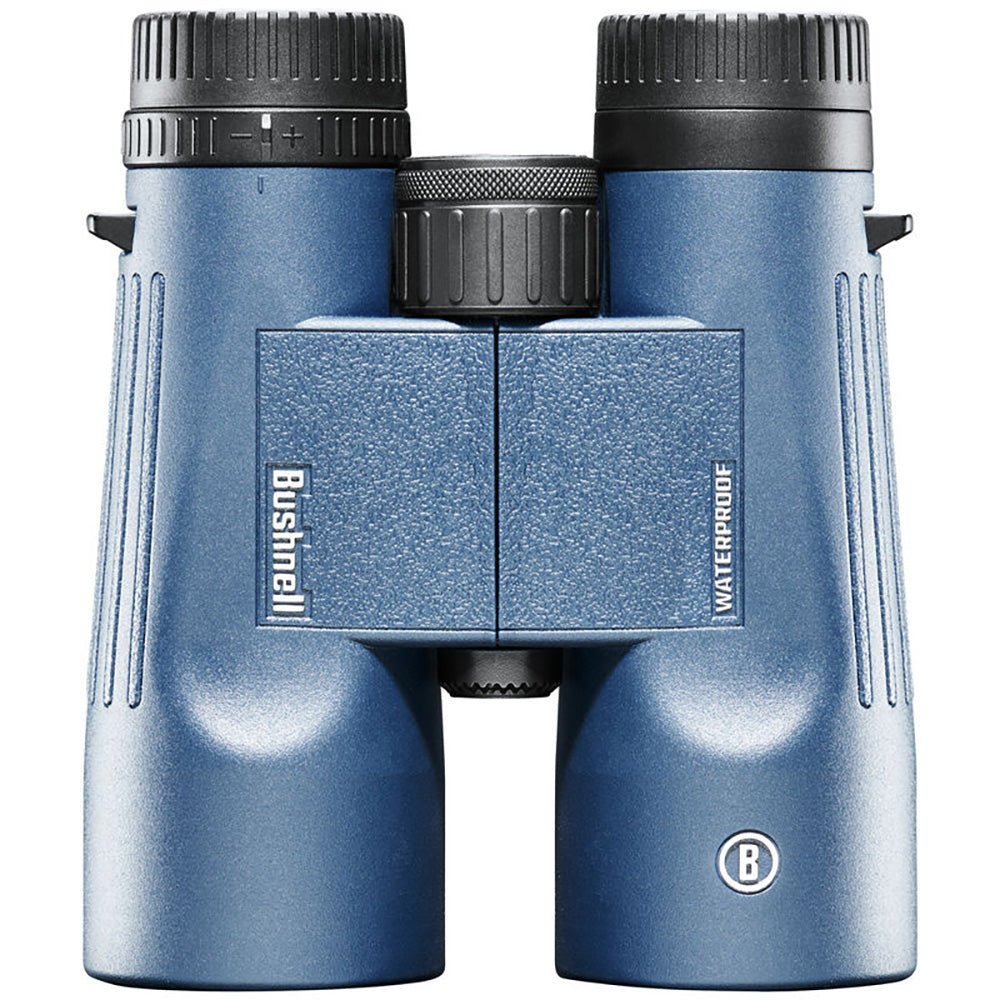 Bushnell 10x42mm H2O Binocular - Dark Blue Roof WP/FP Twist Up Eyecups - Clinch River Fishing USA