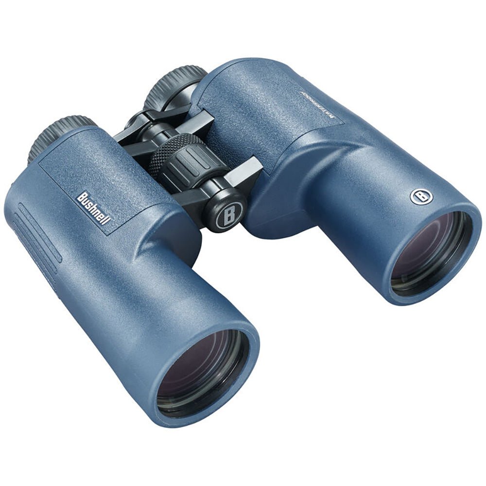 Bushnell 7x50mm H2O Binocular - Dark Blue Porro WP/FP Twist Up Eyecups - Clinch River Fishing USA