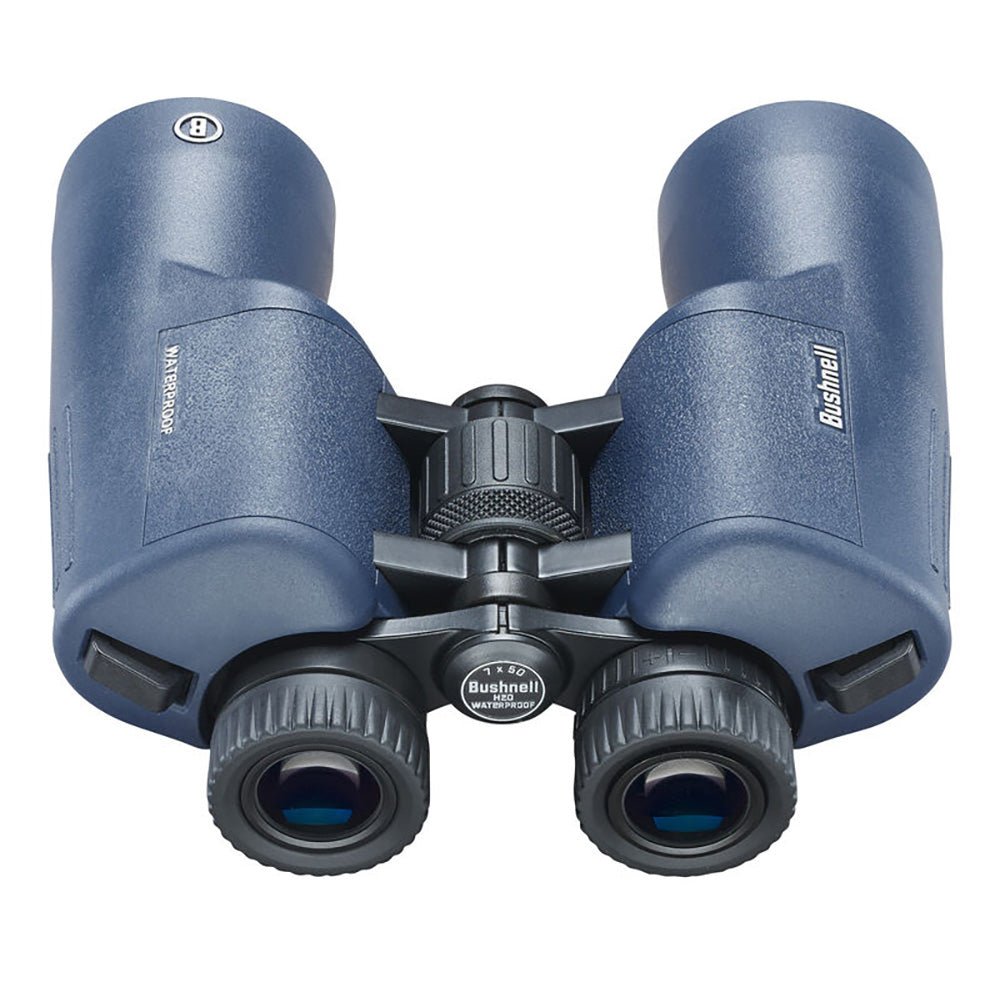 Bushnell 7x50mm H2O Binocular - Dark Blue Porro WP/FP Twist Up Eyecups - Clinch River Fishing USA
