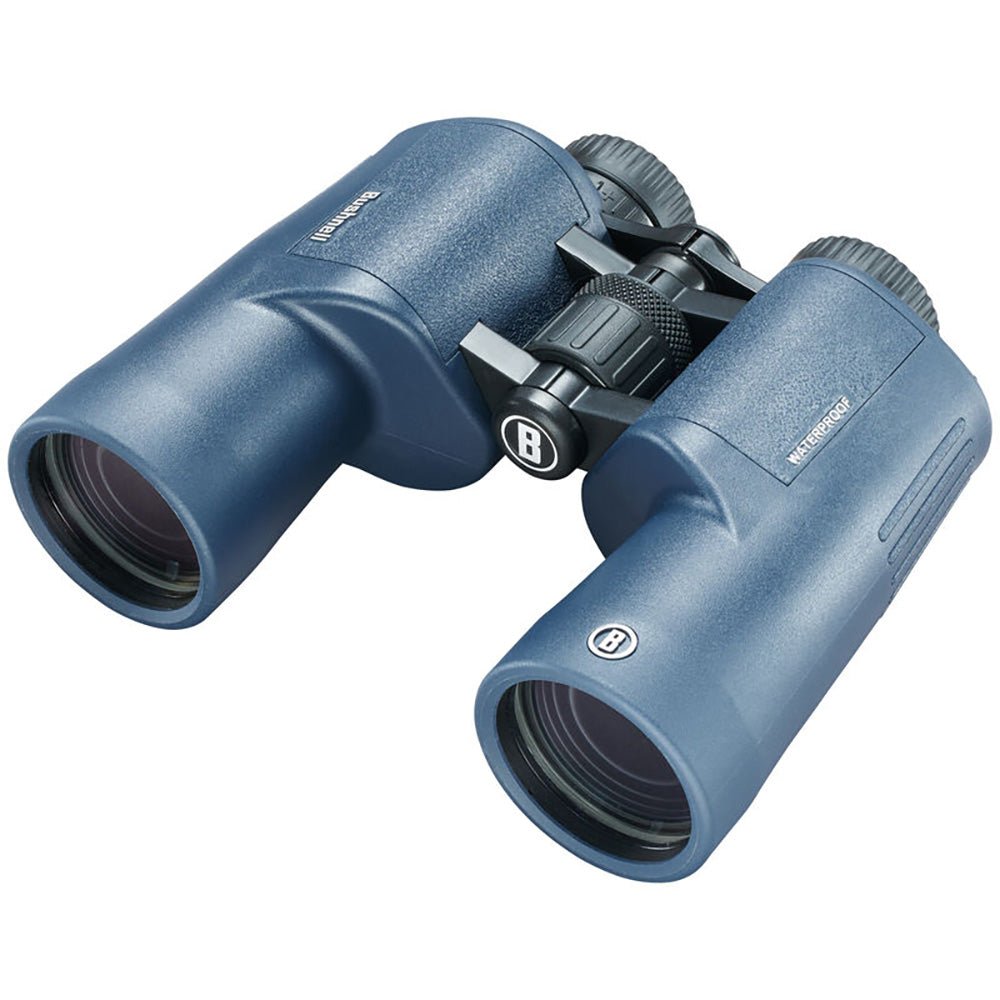 Bushnell 7x50mm H2O Binocular - Dark Blue Porro WP/FP Twist Up Eyecups - Clinch River Fishing USA