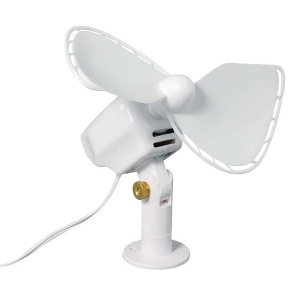 Caframo Ultimate 12V 7" Cabin Fan Black - Direct Wire