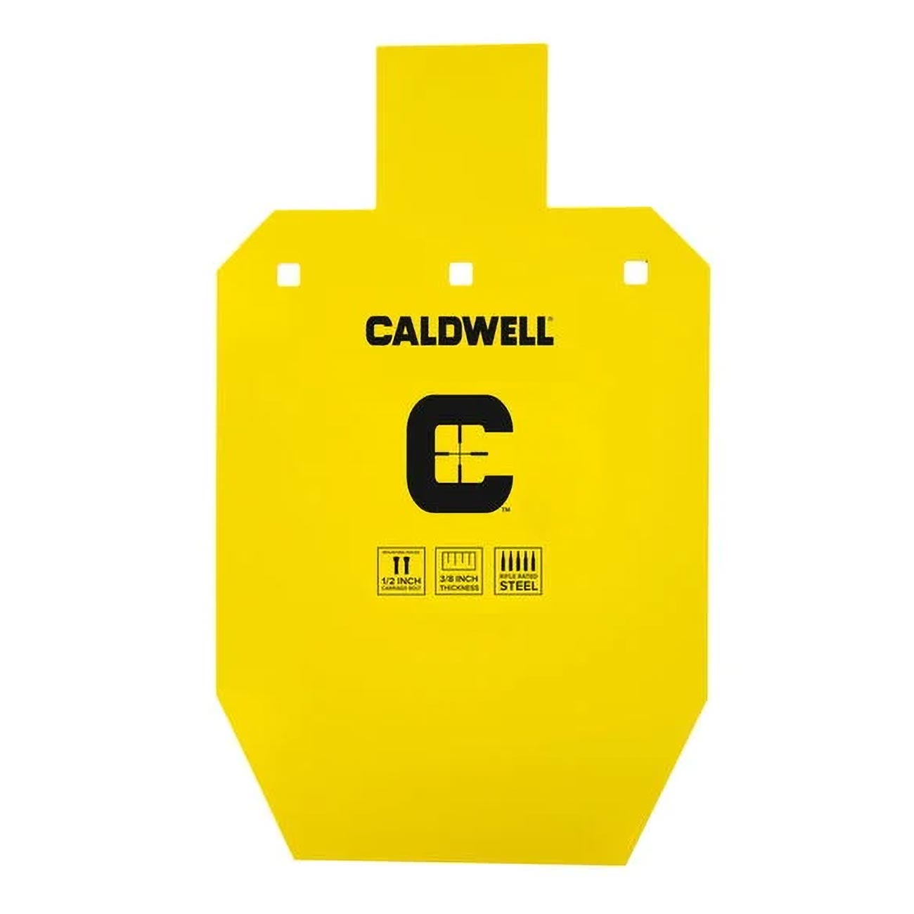 Caldwell High Caliber AR500 Steel Targets 3/8 Inch Thickness (33% IPSC) - Clinch River Fishing USA
