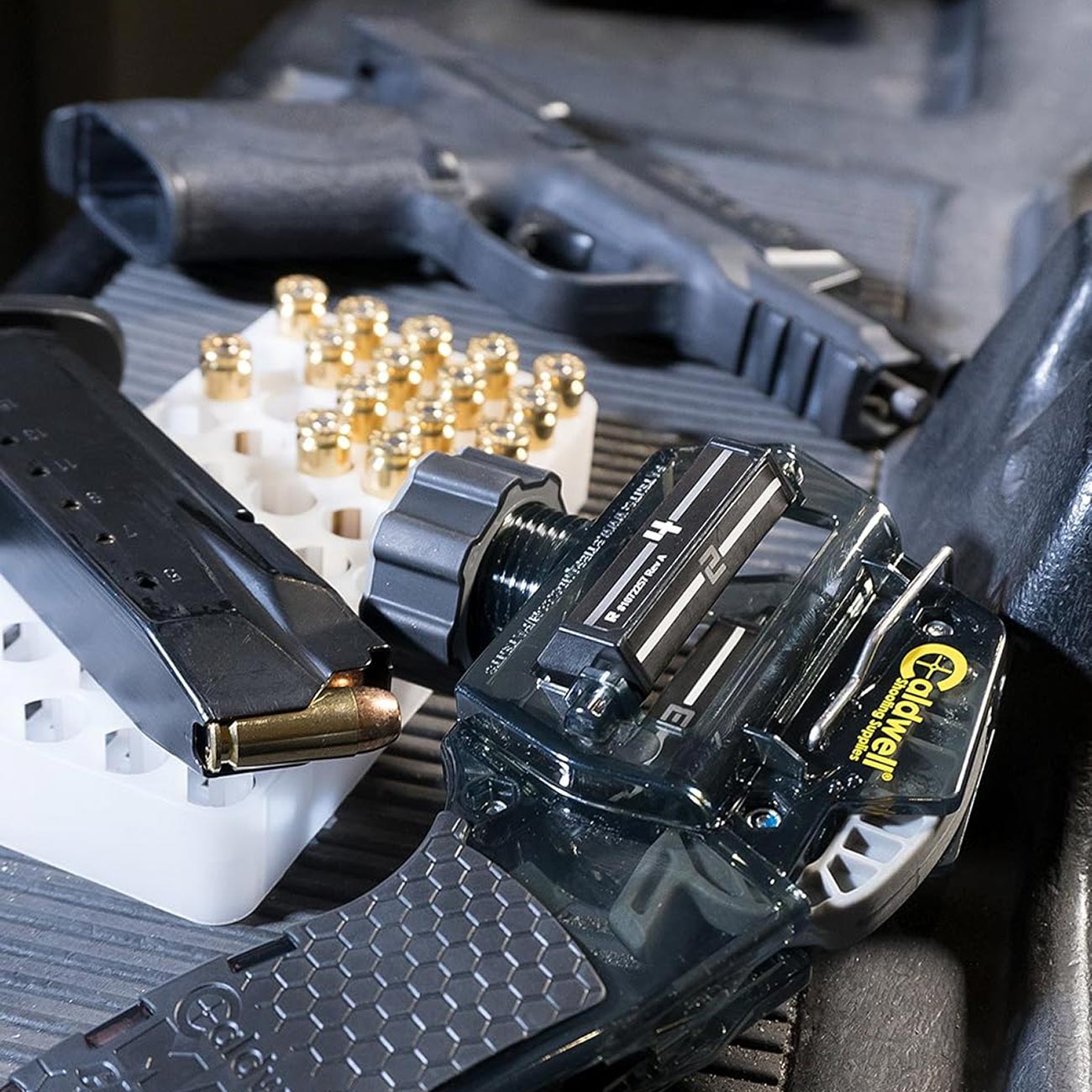 Caldwell Mag Charger Universal Pistol Loader with Adjustable Magazine Setting and Multi-Caliber Oper - Clinch River Fishing USA