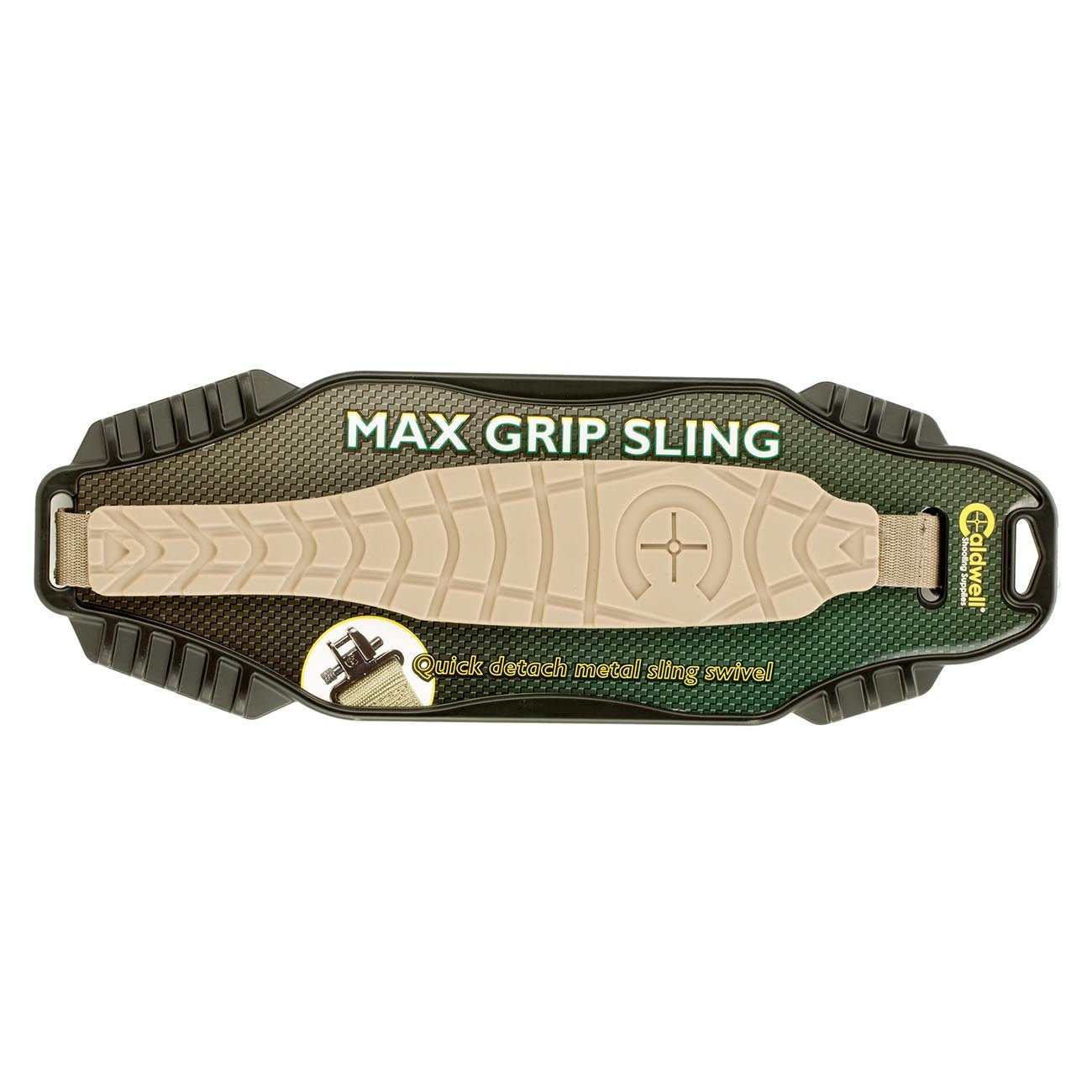 Caldwell Max Grip Sling with Adjustable Overmolded Strap (Flat Dark Earth) - 20GÇ¦ to 41GÇ¦ - Clinch River Fishing USA
