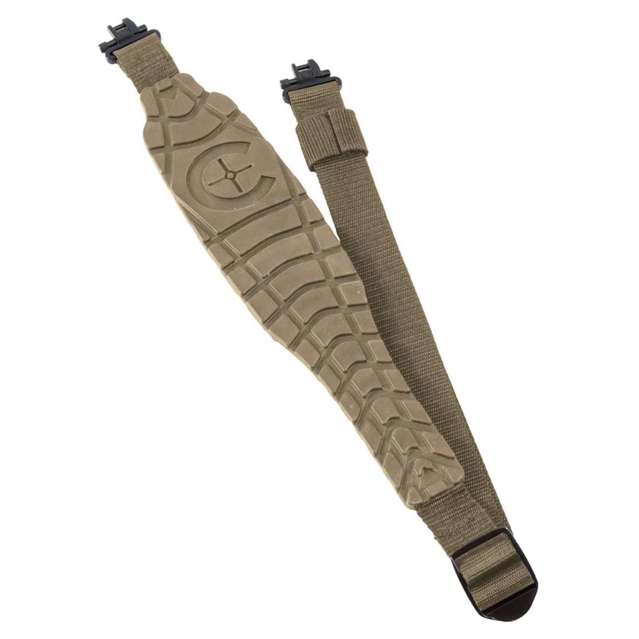 Caldwell Max Grip Sling with Adjustable Overmolded Strap (Flat Dark Earth) - 20GÇ¦ to 41GÇ¦ - Clinch River Fishing USA