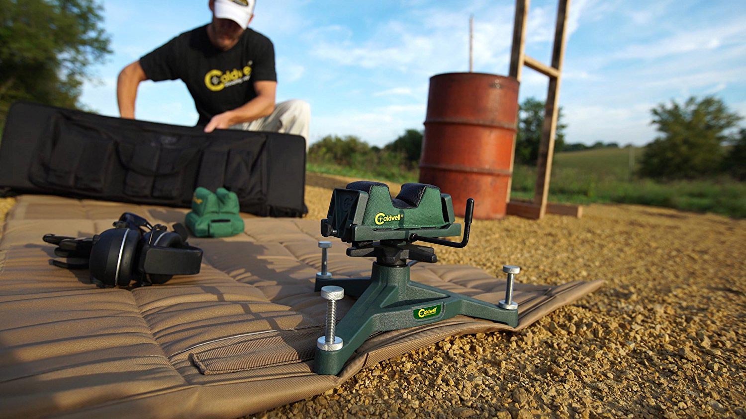 Caldwell The Rock Dlx Shooting Rest and Rear Bag Combo - Clinch River Fishing USA