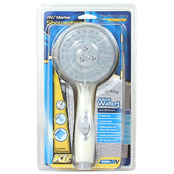 Camco Shower Head Kit-Chrome