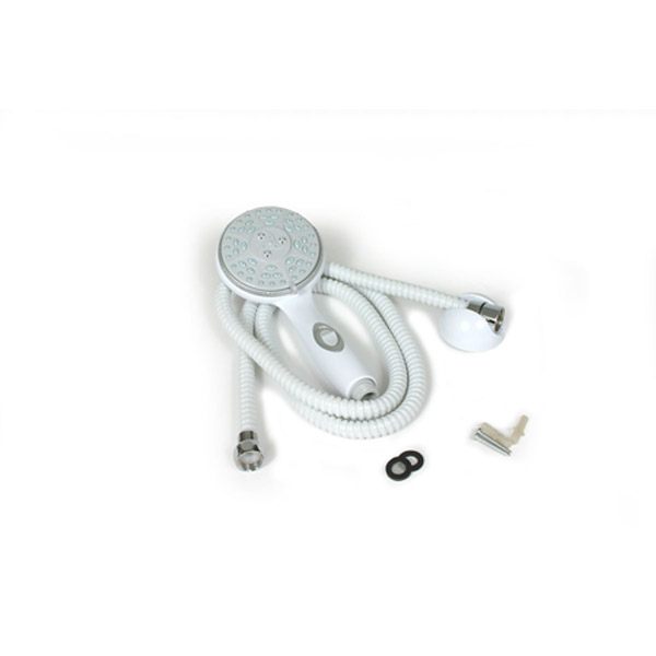 Camco Shower Head Kit-Off White