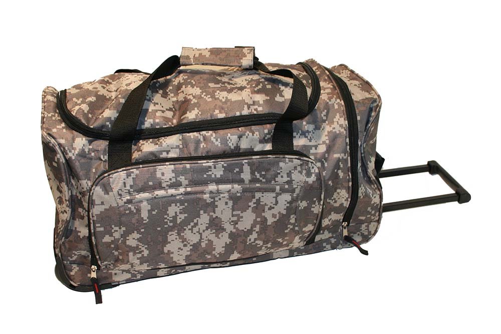 Camo Wheel Bag - Clinch River Fishing USA