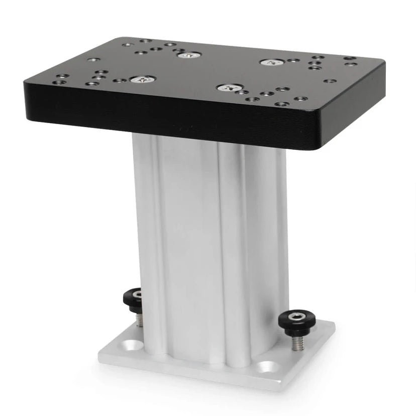 Cannon 6in Pedestal Mount Aluminum Fixed Base - Clinch River Fishing USA