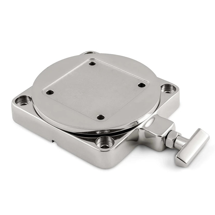 Cannon Low Profile Swivel Base Stanless Steel - Clinch River Fishing USA