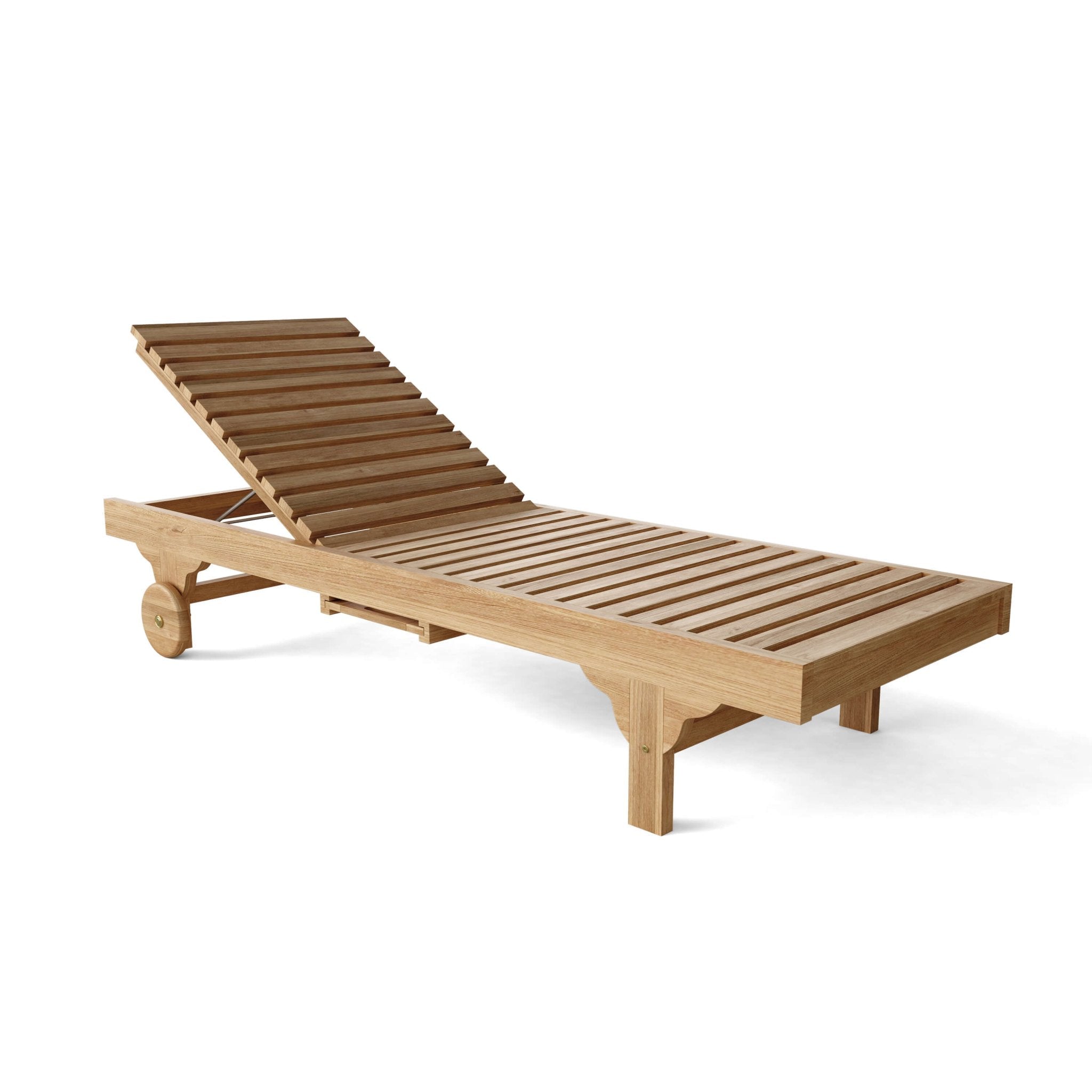 CAPRI SUN LOUNGER (ADJUSTABLE BACK & SIDE TRAY) - Clinch River Fishing USA