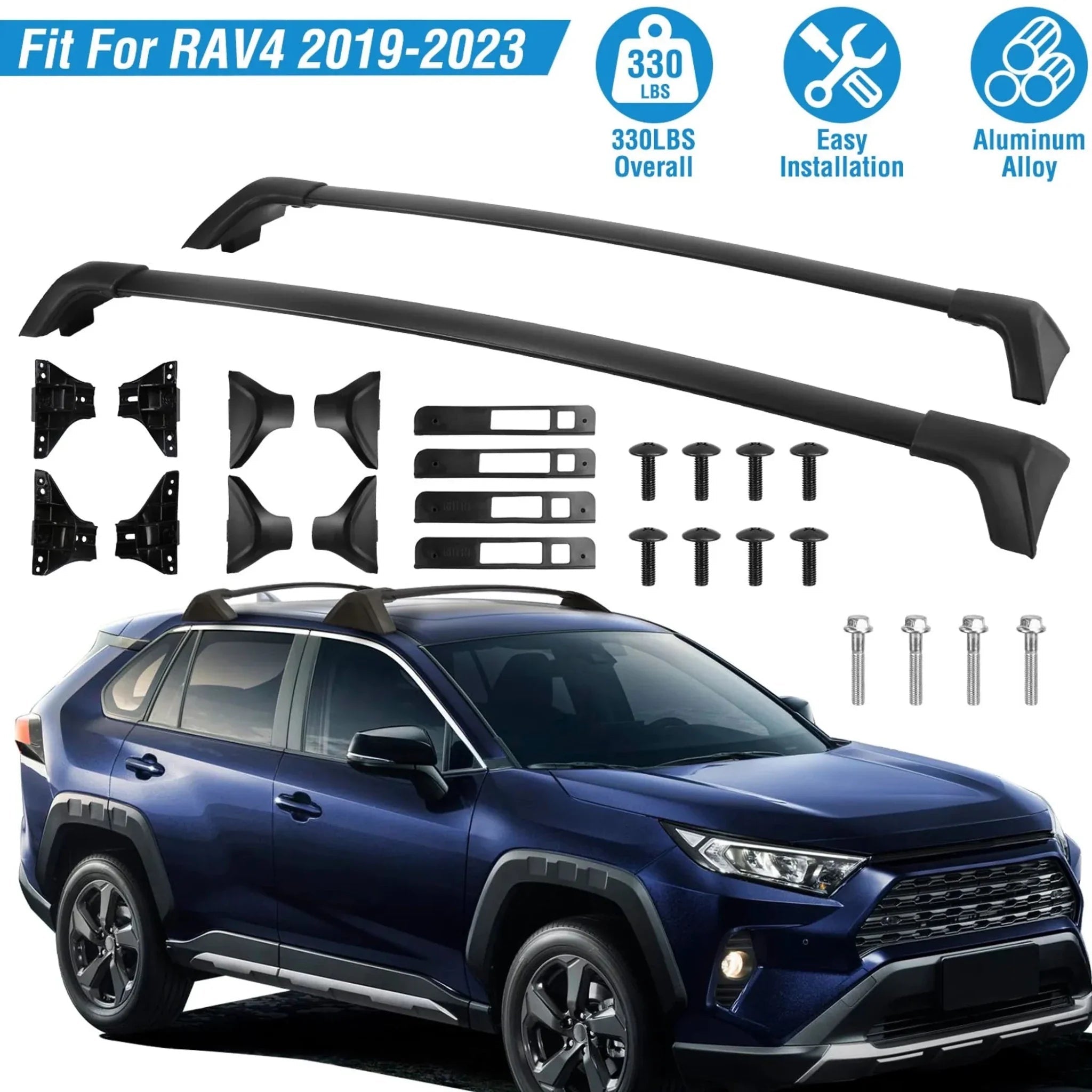 Car Roof Rack Cross Bars Aluminum Alloy - Clinch River Fishing USA
