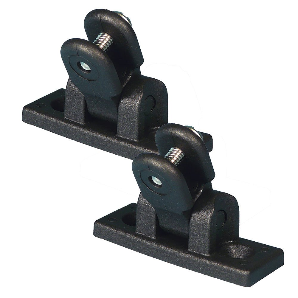 Carver Deck Hinge Nylon Pair - Black - Clinch River Fishing USA