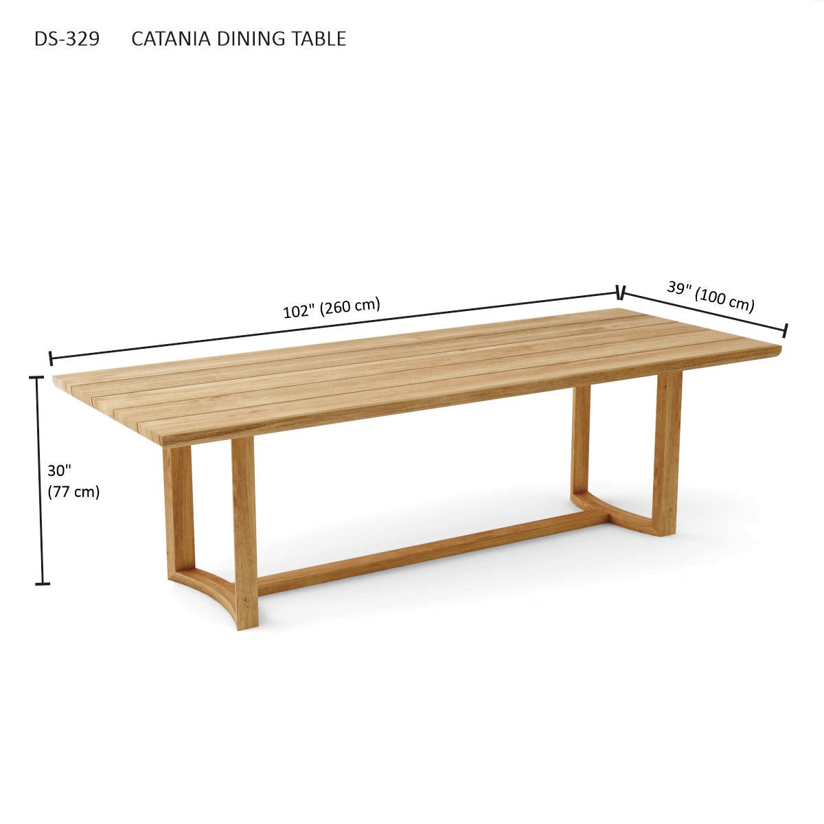 CATANIA DINING TABLE - Clinch River Fishing USA