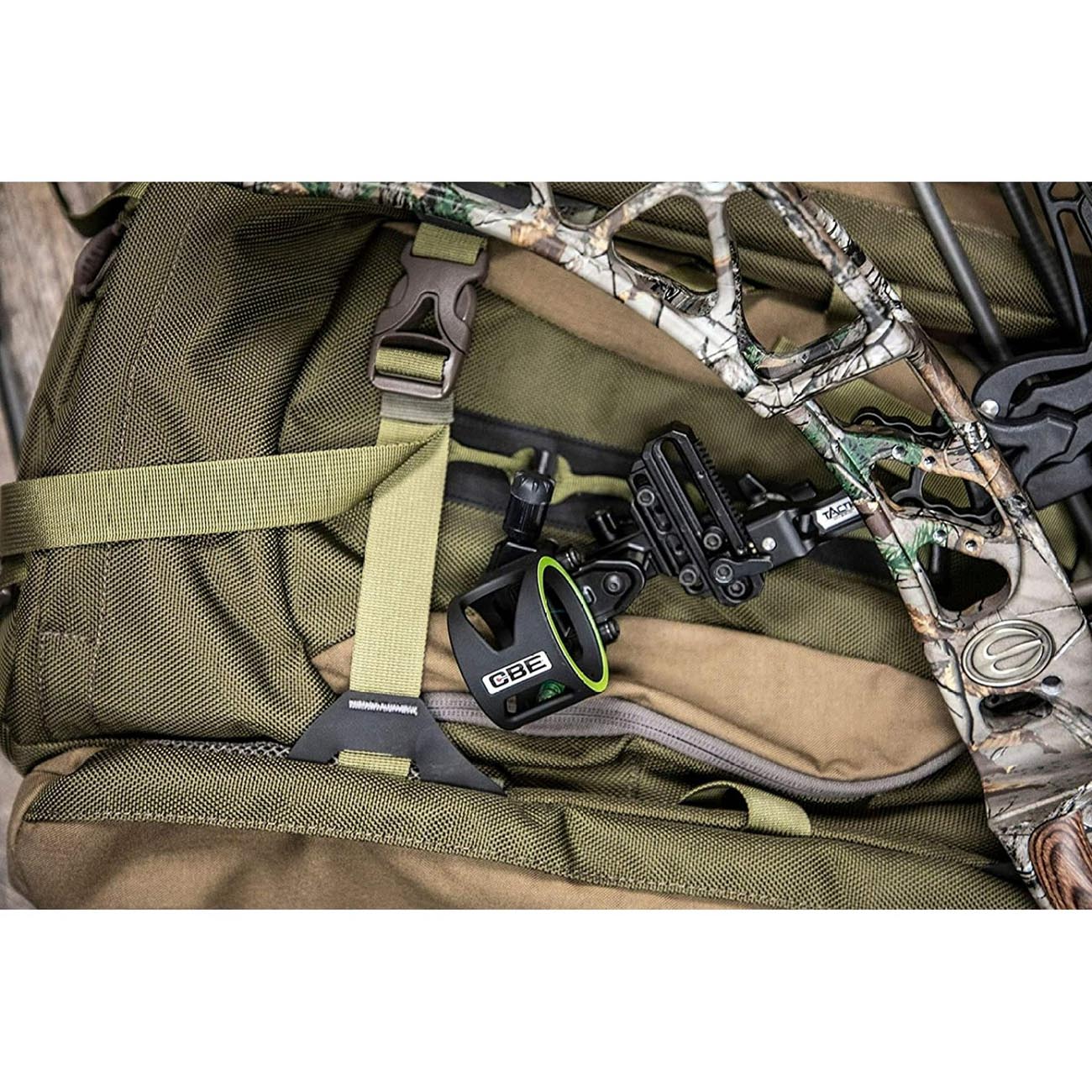 CBE Archery Tactic Hybrid 3-Pin Bow Sight with 0.019 Fibers (Ambidextrous) - Clinch River Fishing USA