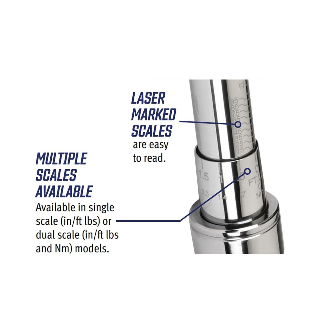 CDI 1/2GÇ¦ Drive 250 Inch-Pound Dual Scale Micro-Adjustable Torque Wrench with Non-slip grip - Clinch River Fishing USA