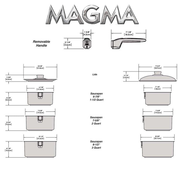 Magma Grills Cookware 10 Pc Ss Induction