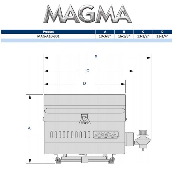 Magma Grills Trailmate" Gas Grill"