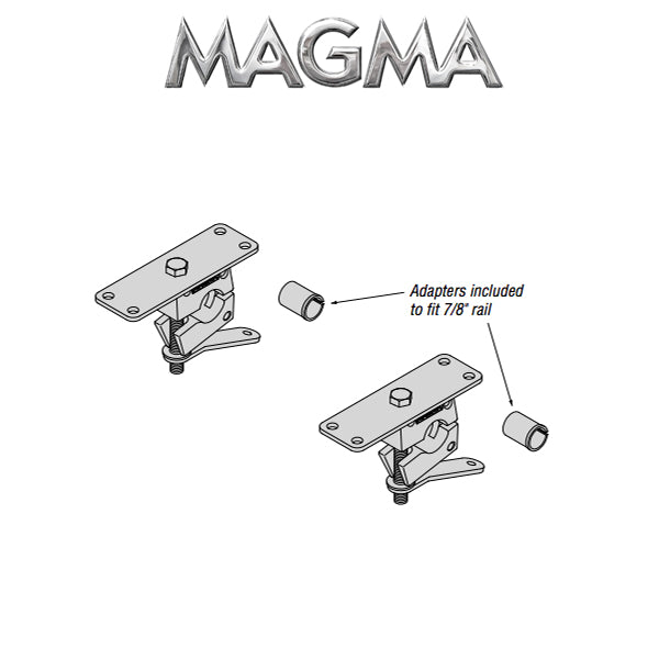 Magma Grills Horizontal Rail Mt (Pr) 7/8 Or 1"