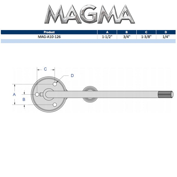 Magma Grills Locking Flush Deck Socket Mt-Kettle