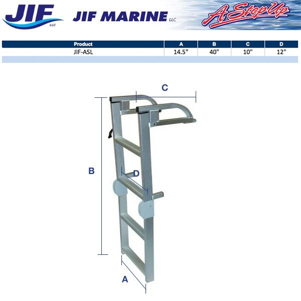 JIF Folding Pontoon Ladder