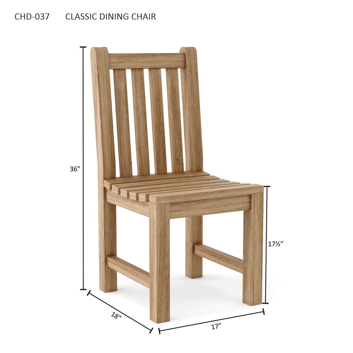 CLASSIC DINING CHAIR - Clinch River Fishing USA