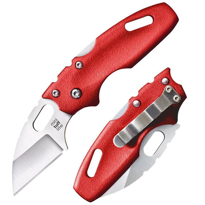 Cold Steel 2" Folding Pocket Knife (Red) - Clinch River Fishing USA