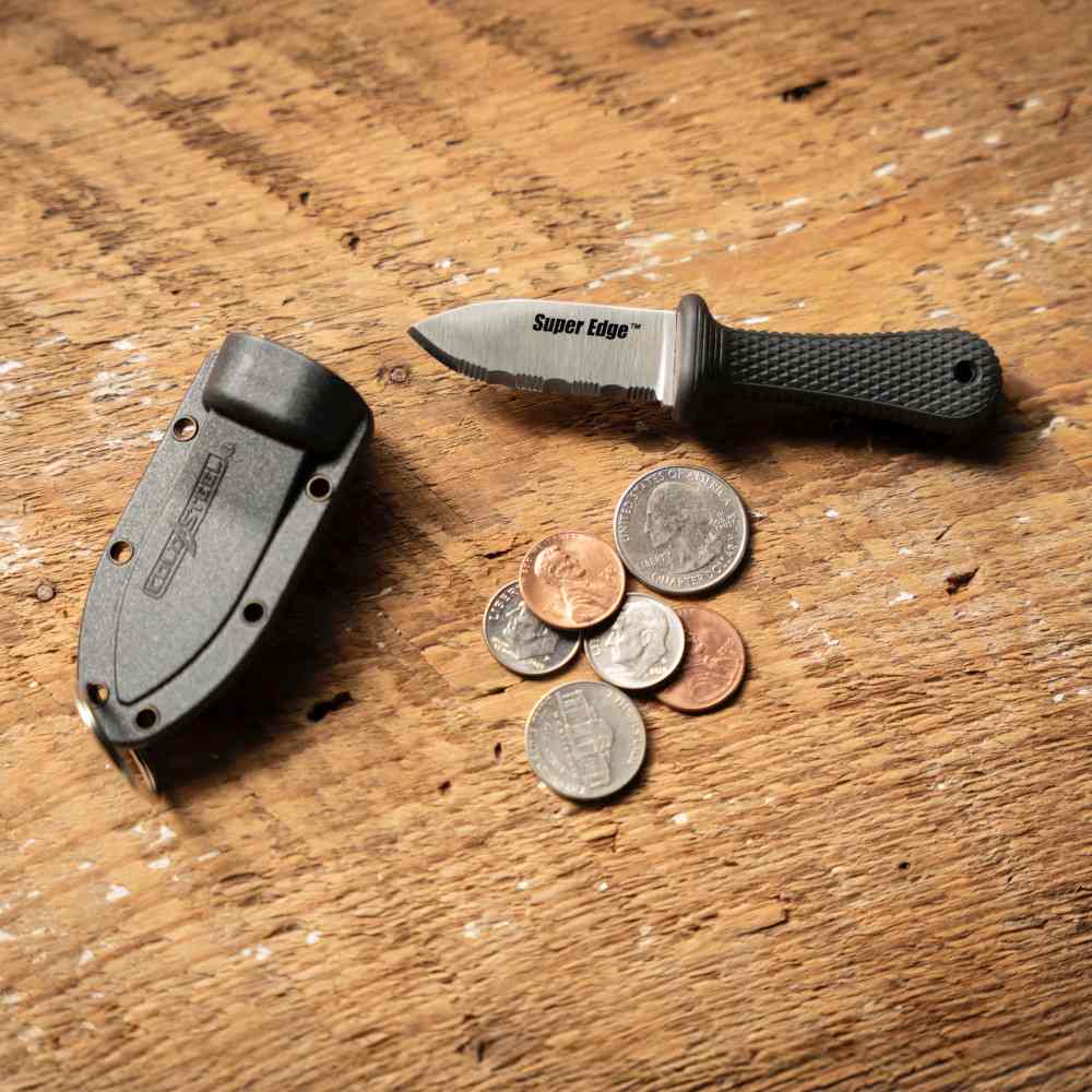 Cold Steel 2GÇ¦ Fixed Blade Neck Knife - Clinch River Fishing USA