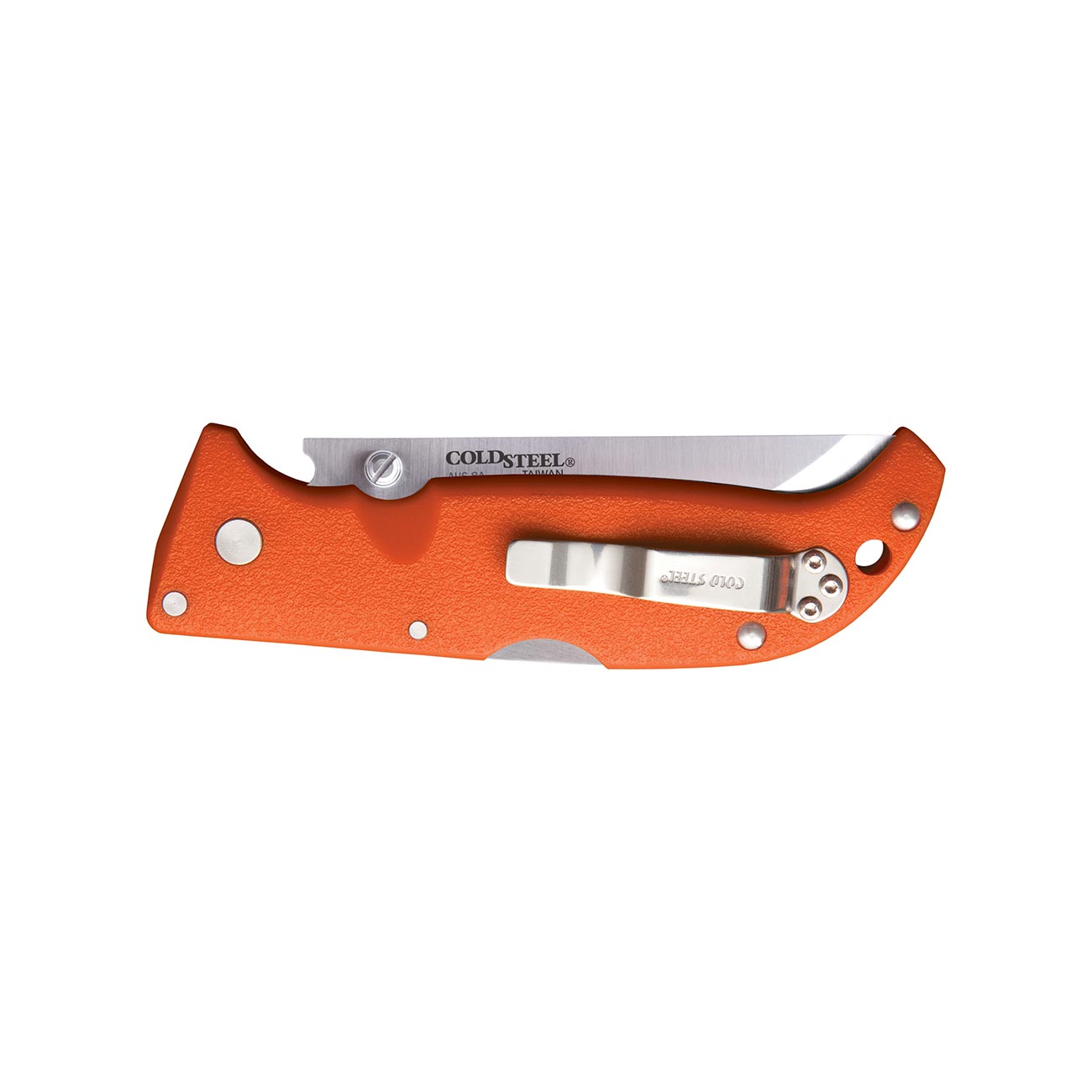 Cold Steel 3-1/2GÇ¦ Folding Pocket Knife (Blaze Orange) - Clinch River Fishing USA
