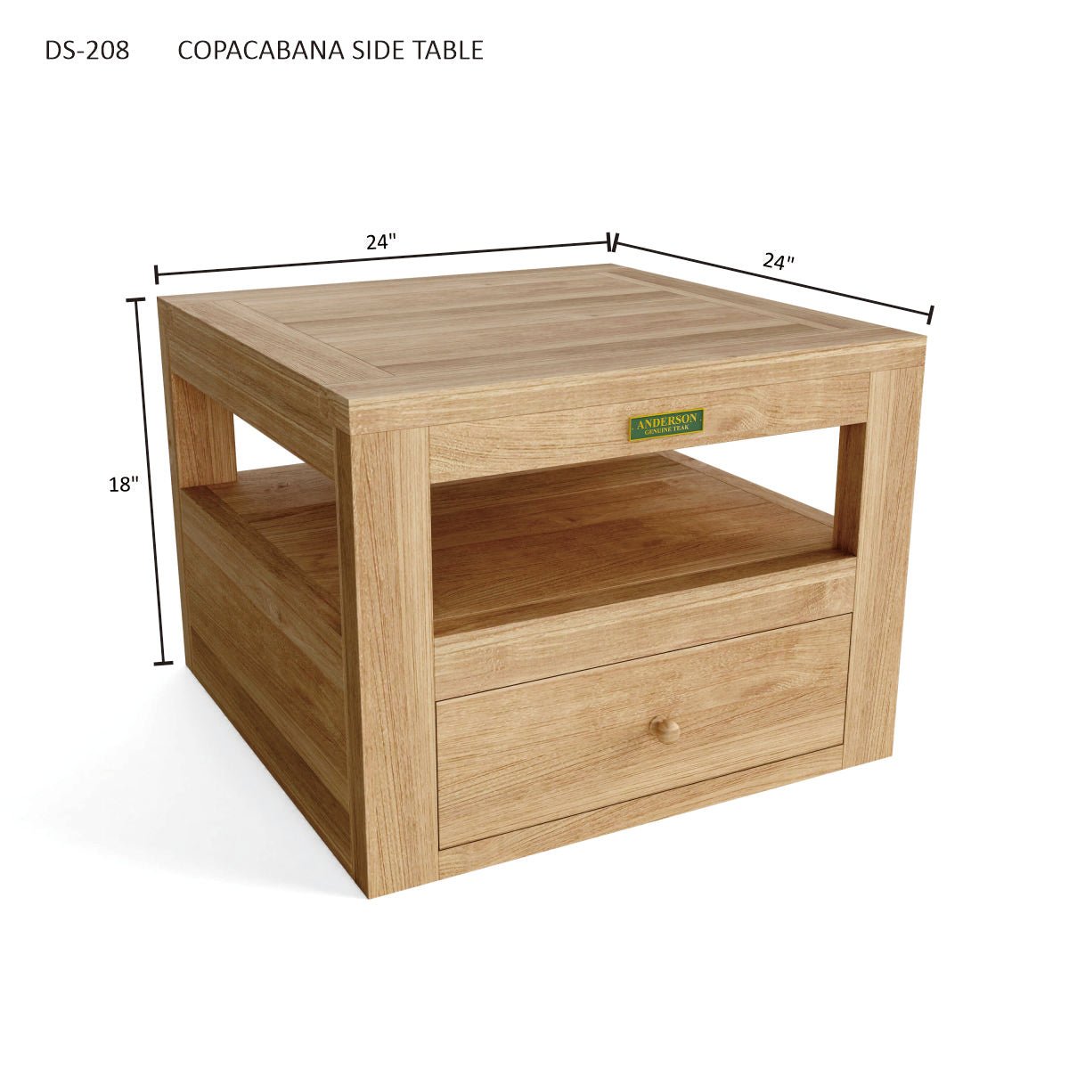 COPACABANA SIDE TABLE - Clinch River Fishing USA