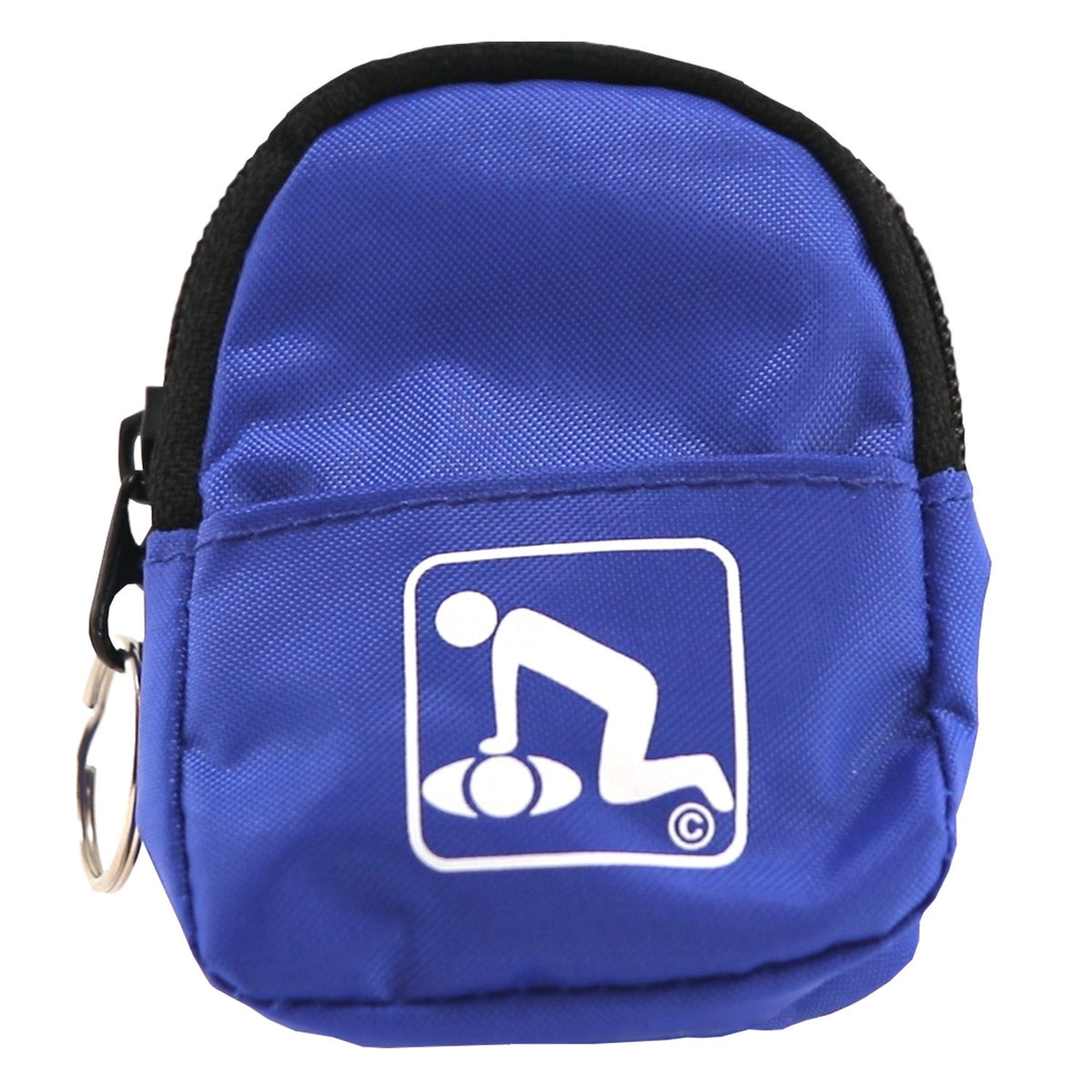 CPR Blue Beltloop Keychain Backpack with Faceshield, Gloves, and Cleansing Wipes - Clinch River Fishing USA