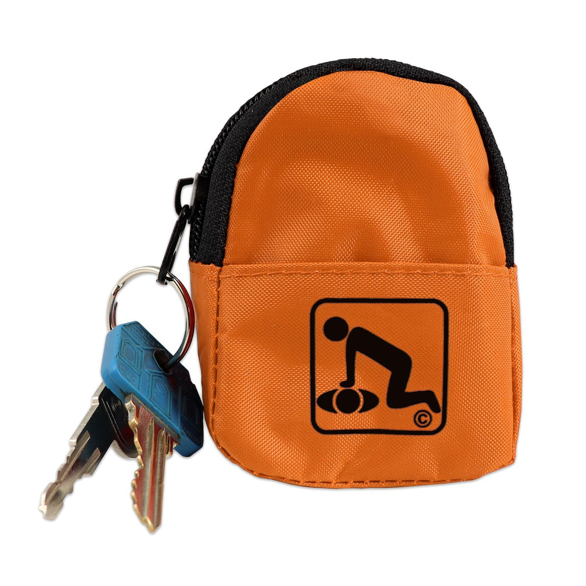 CPR Orange Beltloop Keychain Backpack with Faceshield, Gloves, and Cleansing Wipes - Clinch River Fishing USA