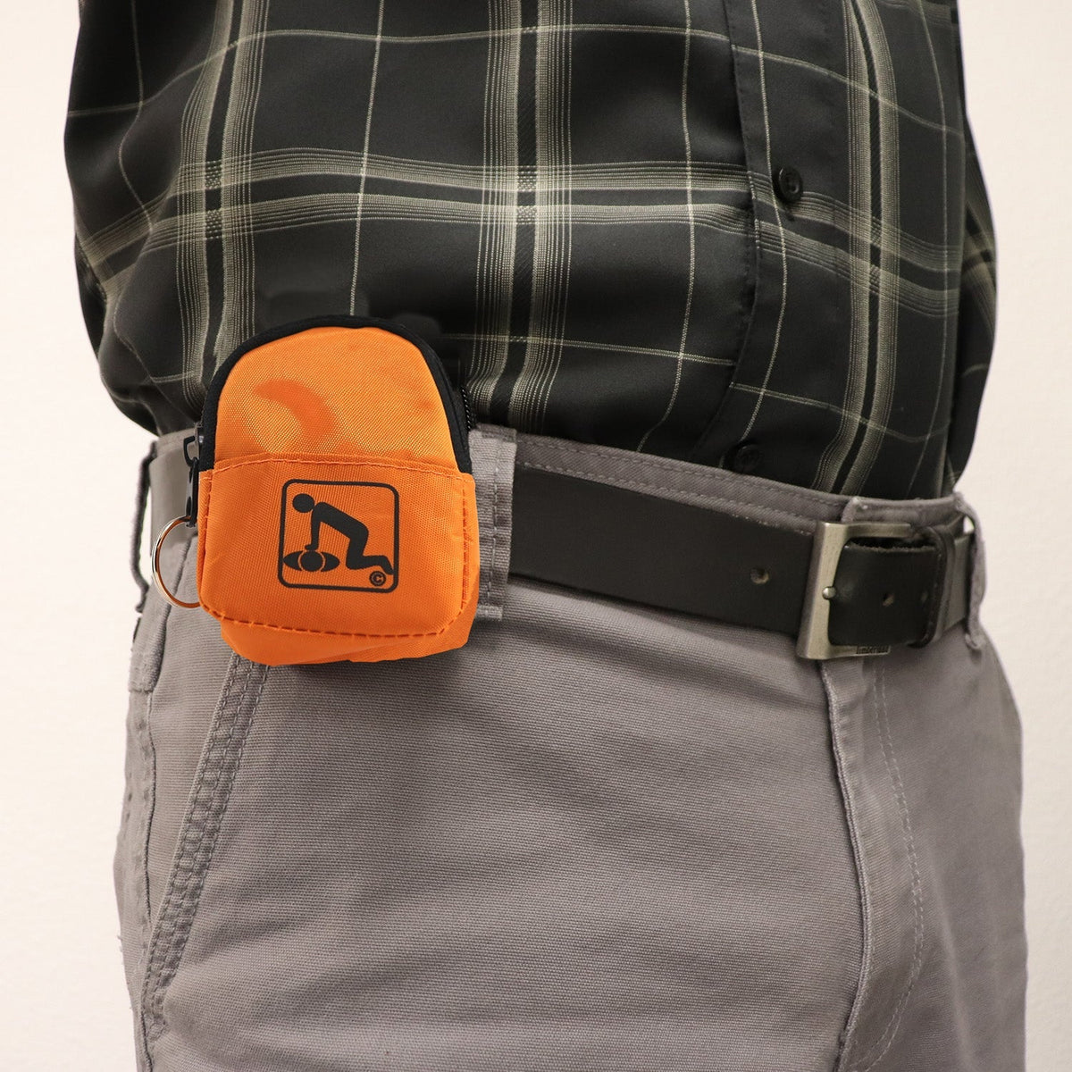CPR Orange Beltloop Keychain Backpack with Faceshield, Gloves, and Cleansing Wipes - Clinch River Fishing USA