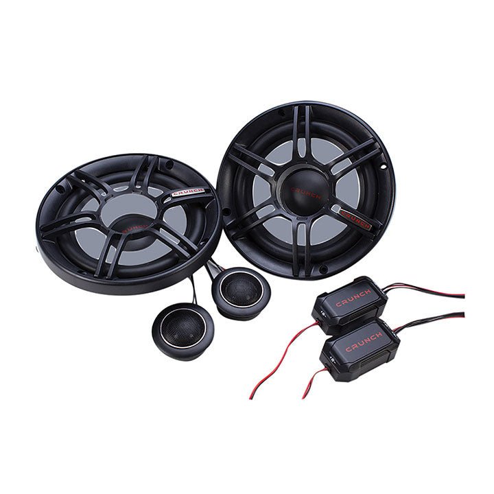 Crunch 6.5" 2 - Way Component Speaker 300w Max - Clinch River Fishing USA