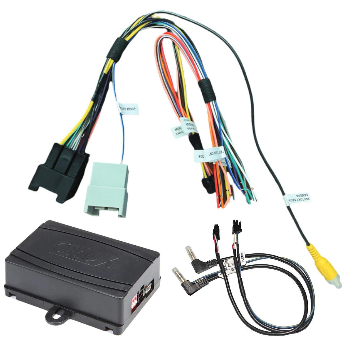 Crux Radio Replacement Interface w/ SWC Retention - Select 2020 & UP Ford Vehicles - Clinch River Fishing USA