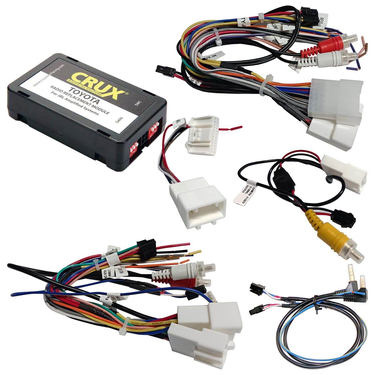 CRUX Radio Replacement with SWC & JBL Amp Retention for '03-'21 Toyota/Lexus Vehicles - Clinch River Fishing USA