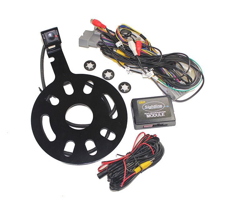 Crux Rear - view Integration System for '07 - '18 Jeep Wrangler with Spare Tire Mount Camera - Clinch River Fishing USA
