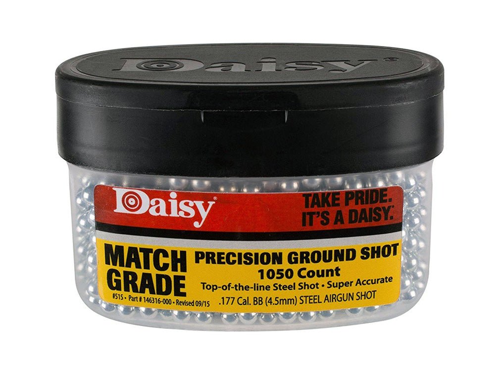 Daisy .177cal Match Grade Precision Ground Steel BBs - 5.1 Grain (1050 count) - Clinch River Fishing USA