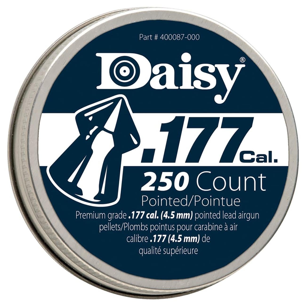 Daisy .177cal PrecisionMax Pointed Field Lead Pellets (250 count) - Clinch River Fishing USA