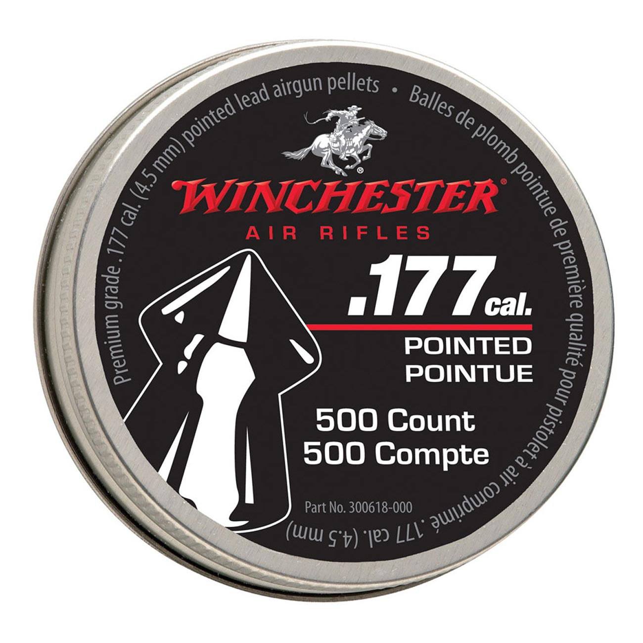 Daisy Winchester .177 Caliber Pointed Pellet (500 per Tin) - Clinch River Fishing USA