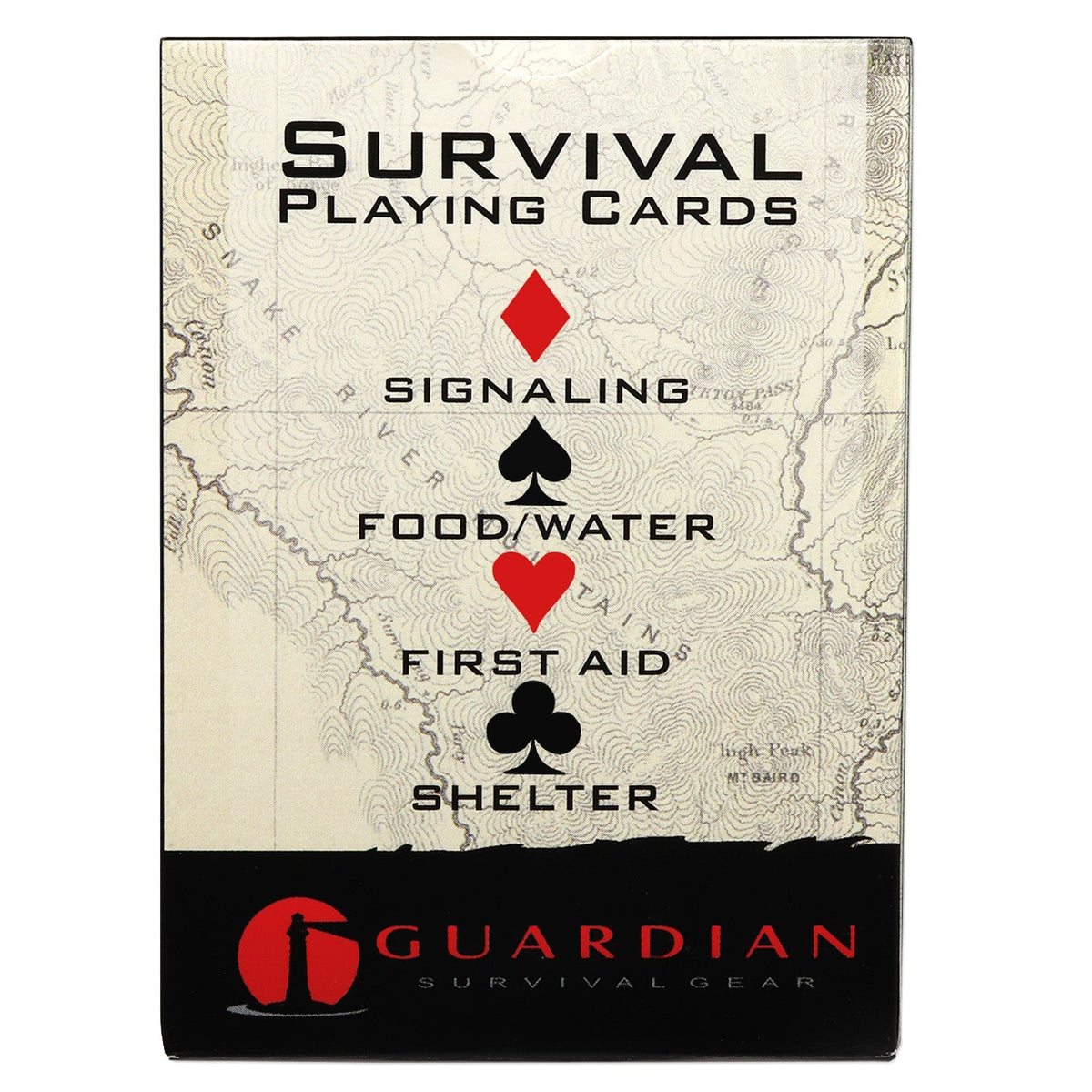 Deck of Survival Playing Cards - Clinch River Fishing USA