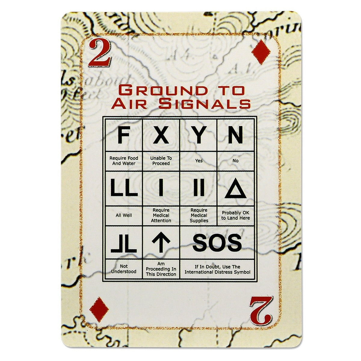 Deck of Survival Playing Cards - Clinch River Fishing USA