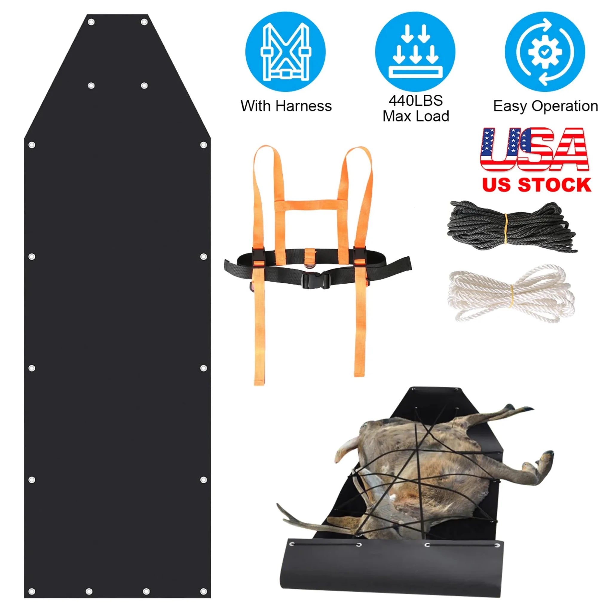 Deer Drag Sled - Clinch River Fishing USA