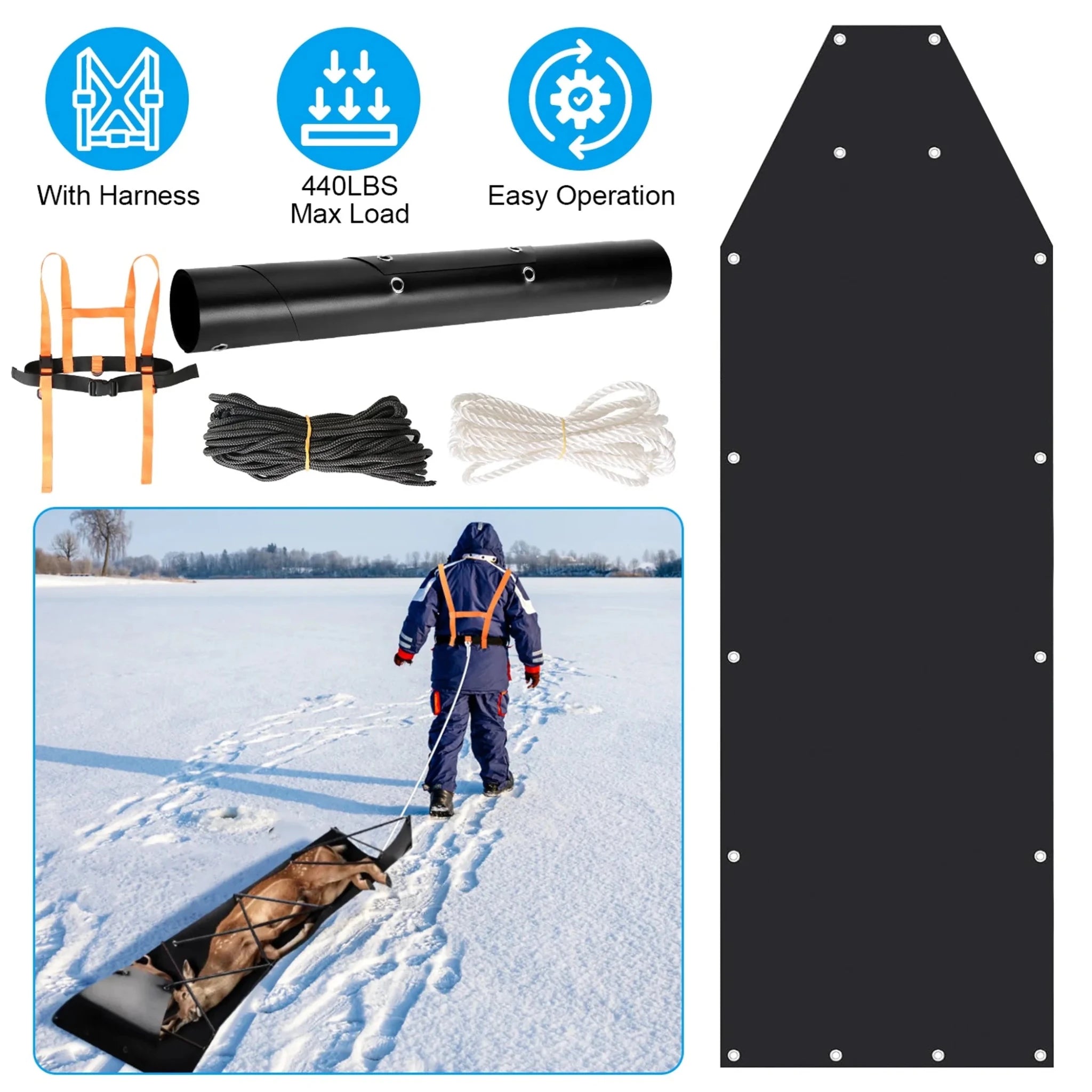Deer Drag Sled - Clinch River Fishing USA