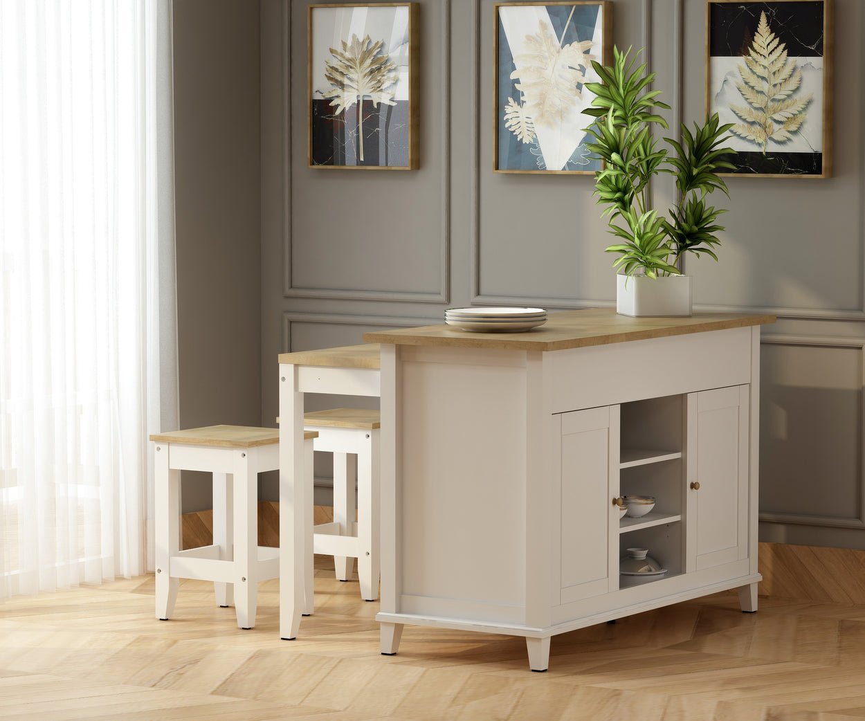 DELPHI 53″ KITCHEN ISLAND CABINET - Clinch River Fishing USA