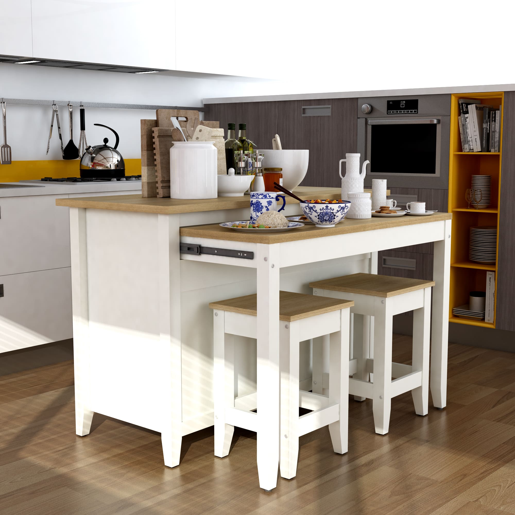 DELPHI 53″ KITCHEN ISLAND CABINET - Clinch River Fishing USA