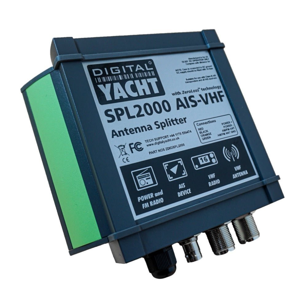 Digital Yacht SPL2000 Splitter VHF-AIS From One Antenna With FM - Clinch River Fishing USA