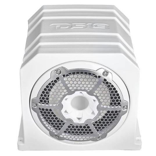 DS18 10" Marine & Motorsports Subwoofer Box Loaded with Integrated RGB Lights 4 Ohms 700W WHT| NXL-10SUBLD/W - Clinch River Fishing USA