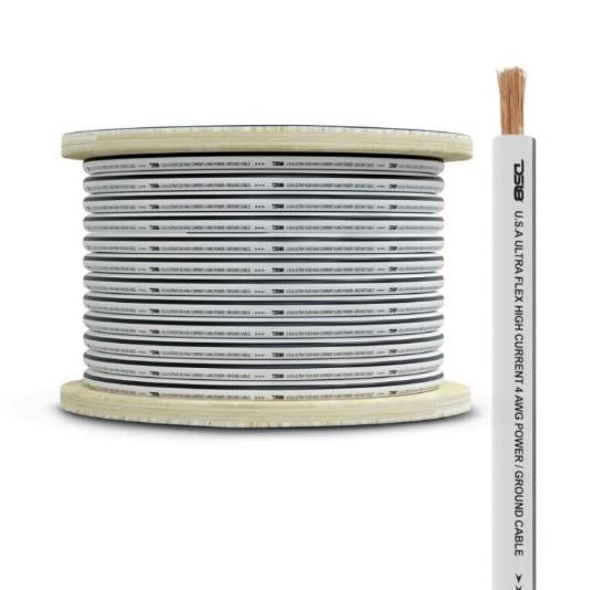 DS18 4-GA Marine Grade Tinned 100% Copper OFC Ground Wire -50 Feet | MOFC4GA50G - Clinch River Fishing USA